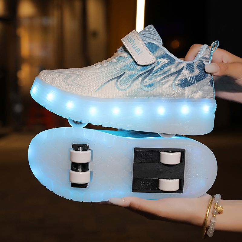 Outdoor Lighting Led - Sepatu Roda Anak-Anak dengan Lampu LED