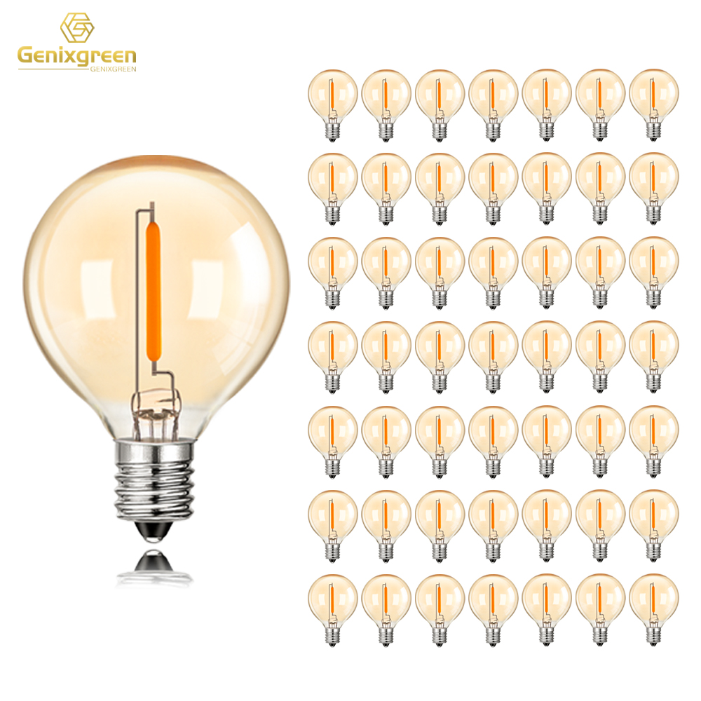 Outdoor Lighting Glass Replacement - 50 buah G40 bola lampu pengganti