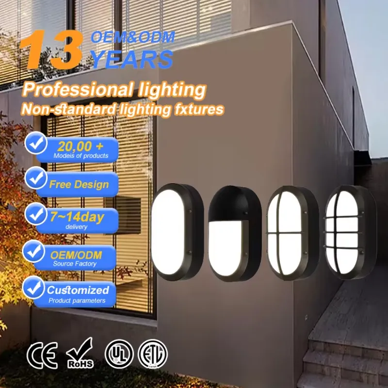 Wall Lighting Outdoor - Lampu Dinding Luar Ruangan LED Aluminium