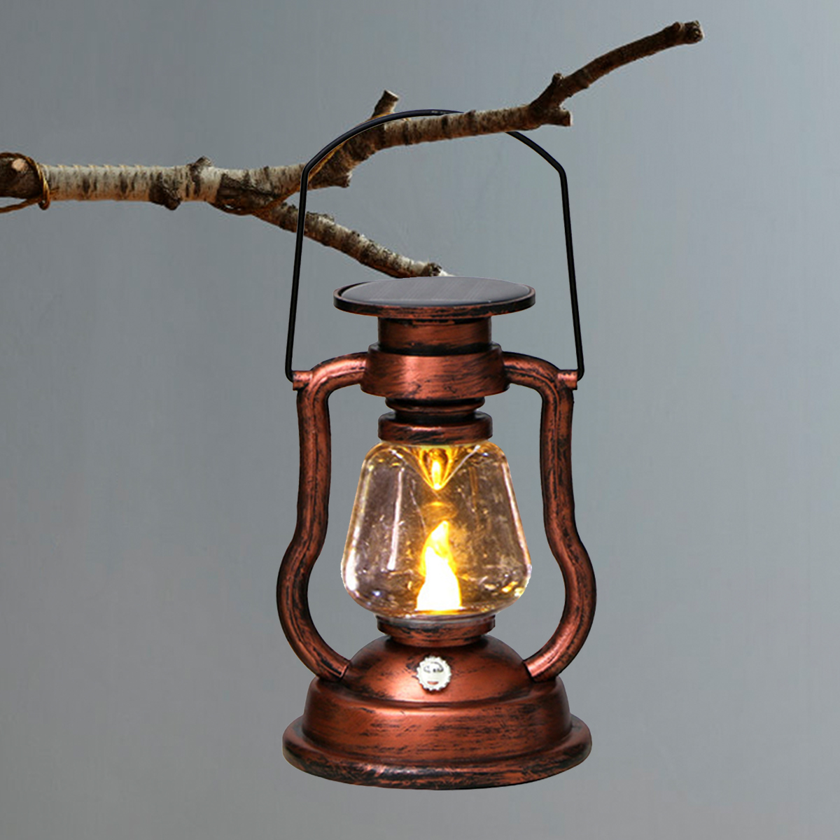 Outdoor Lighting Beacon - Lampu Atmosfer Retro LED Tenaga Surya