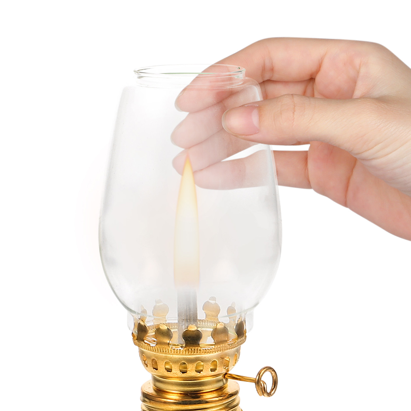Outdoor Lighting Glass Replacement - 2 Buah Kap Lampu Minyak Gaya