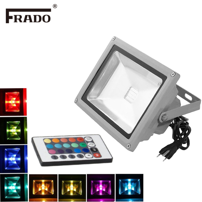 Outdoor Lighting Uk - Lampu Sorot LED RGB 10W Lampu