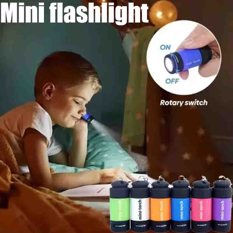 Outdoor Lighting Beacon - Senter Mini Camping Isi Ulang USB,
