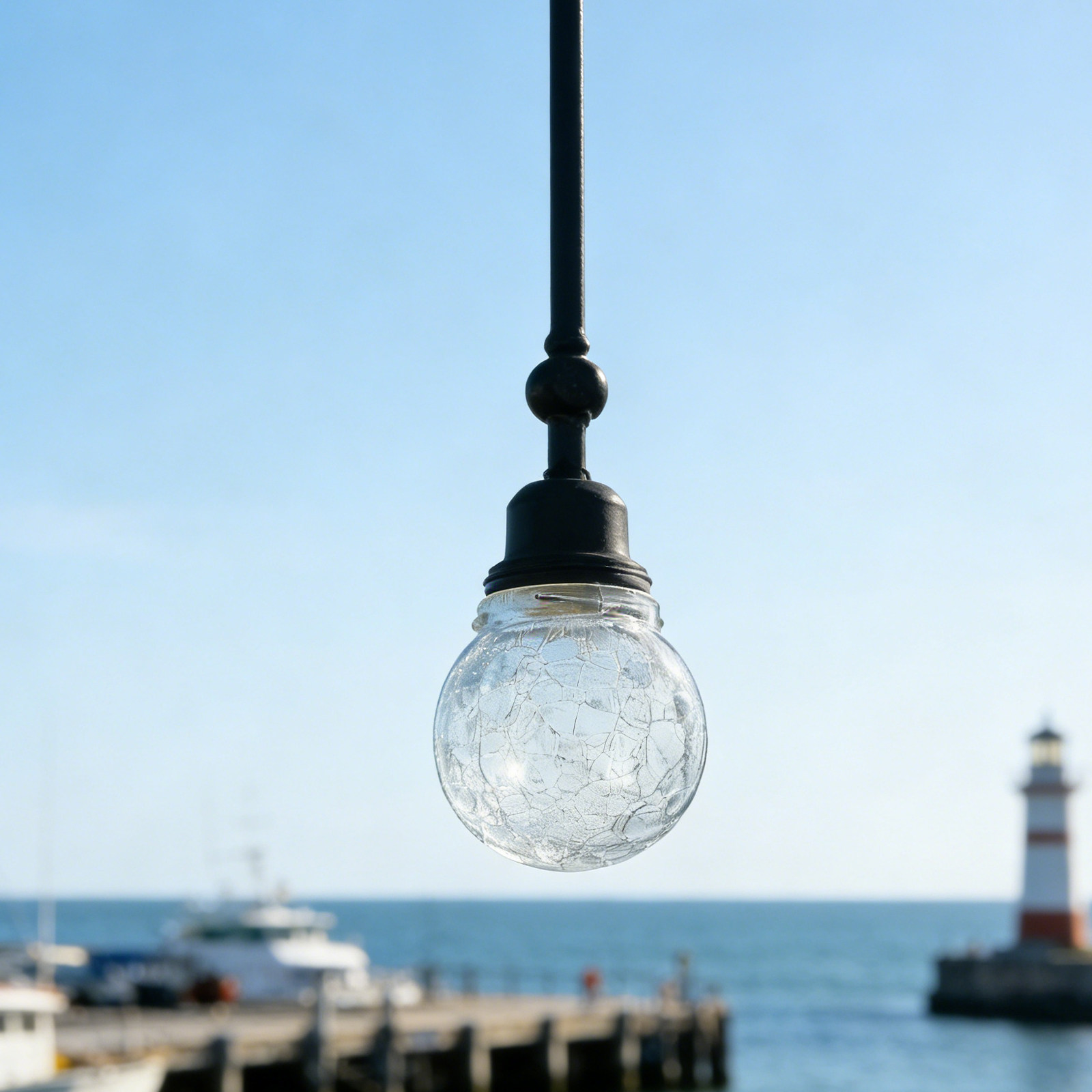 Outdoor Lighting Glass Replacement - 8 Buah Kap Lampu Kaca Bulat