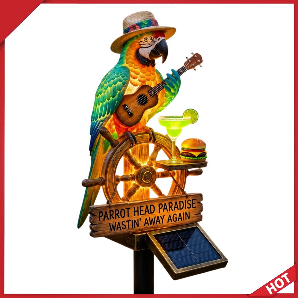 Outdoor Lighting Yard Stakes - Lampu Hias Burung Beo Tenaga Surya