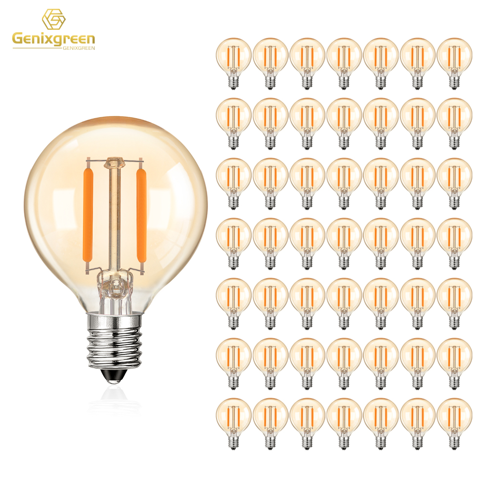 Outdoor Lighting Glass Replacement - Lampu pengganti G40 LED 1.5W, untuk