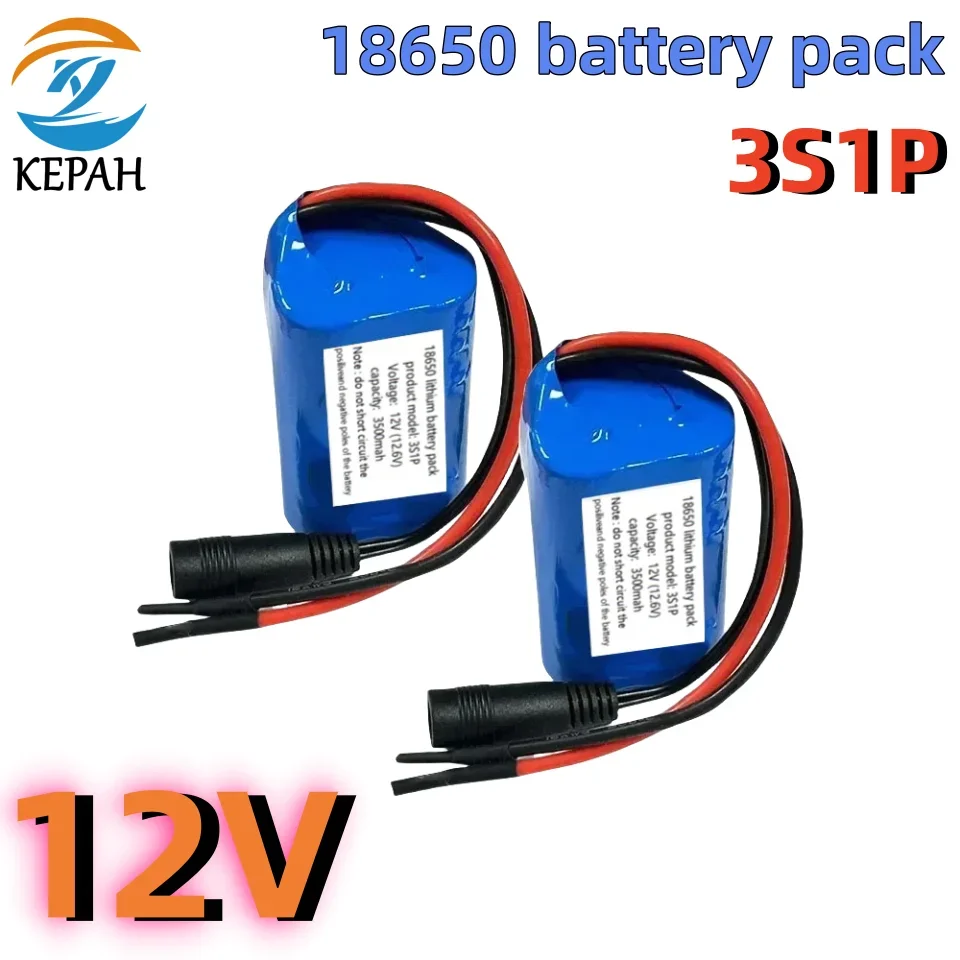 Outdoor Lighting Volt - Baterai 12V 3S1P 18650 Kapasitas besar