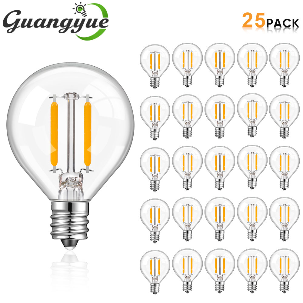 Outdoor Lighting Glass Replacement - Lampu LED Pengganti dengan Kaca Bening,