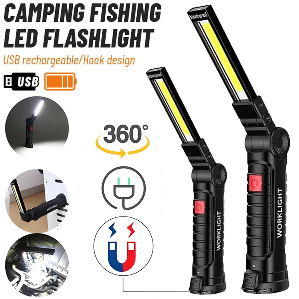 Outdoor Lighting Beacon - Lampu Inspeksi Senter LED COB Lampu