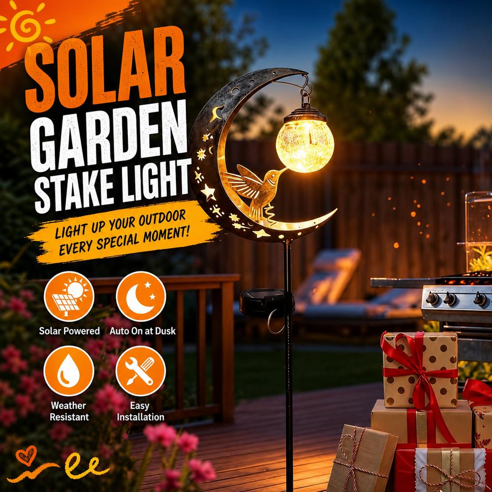 Outdoor Lighting Yard Stakes - Lampu Taman Tenaga Surya Siluet Burung
