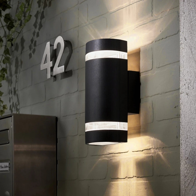 Outdoor Lighting Glass Replacement - Lampu Dinding Luar Ruangan Dua Kepala