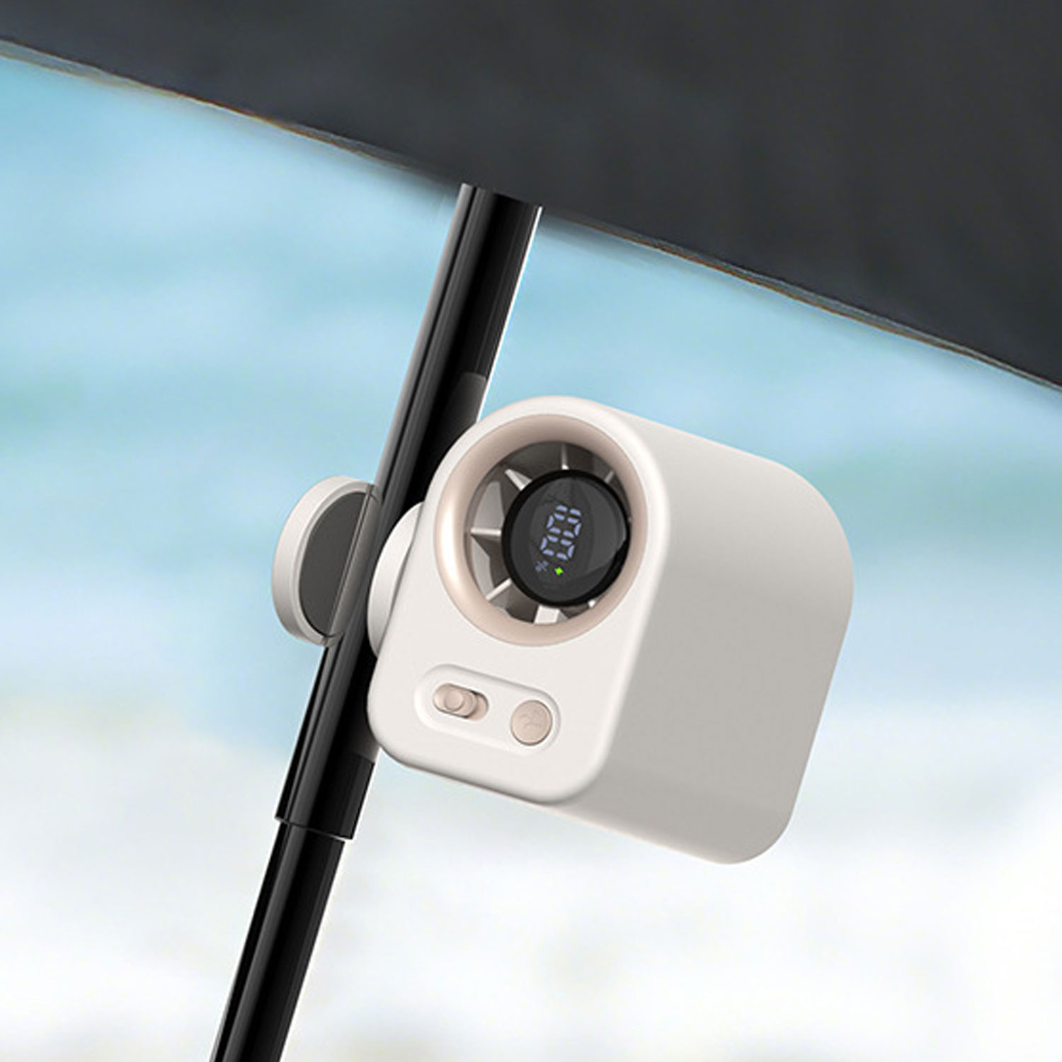 Umbrella Led Clip - Kipas Mini Multifungsi Jepit Pinggang Dengan