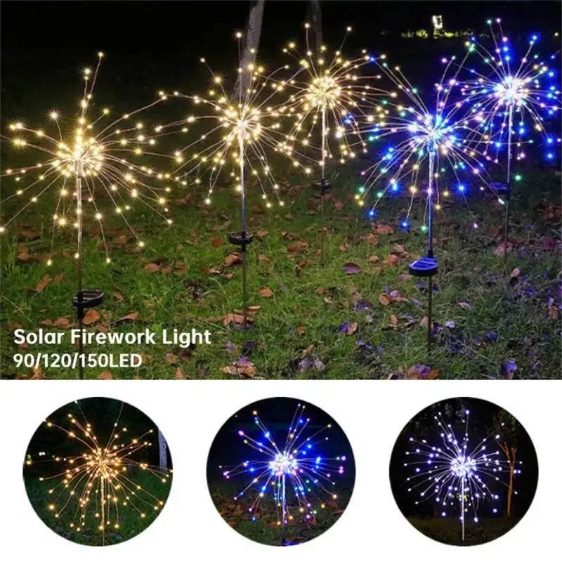 150LED Lampu Kembang Api Dande - Outdoor Lighting Yard Stakes ulasan dan harga