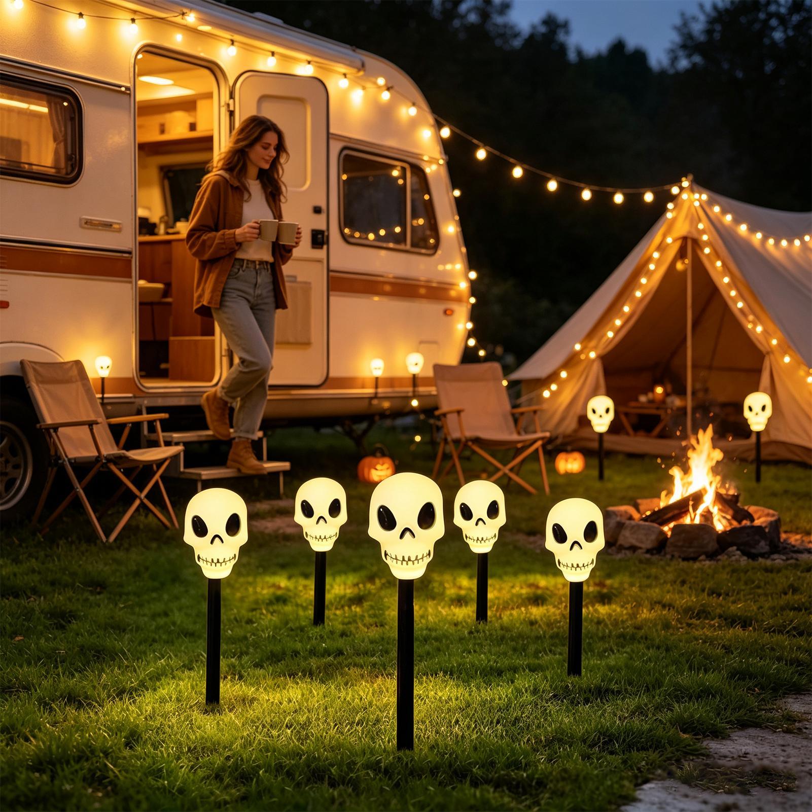 Lampu Tenaga Surya Halloween u - Outdoor Lighting Yard Stakes ulasan dan harga