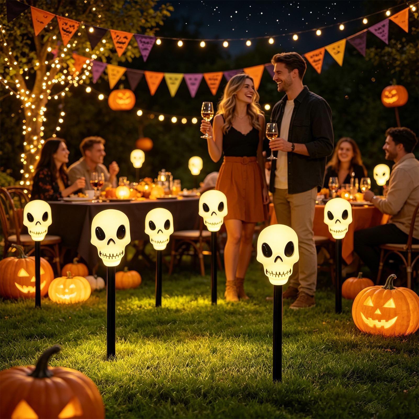 Lampu Tenaga Surya Halloween u - Outdoor Lighting Yard Stakes ulasan dan harga