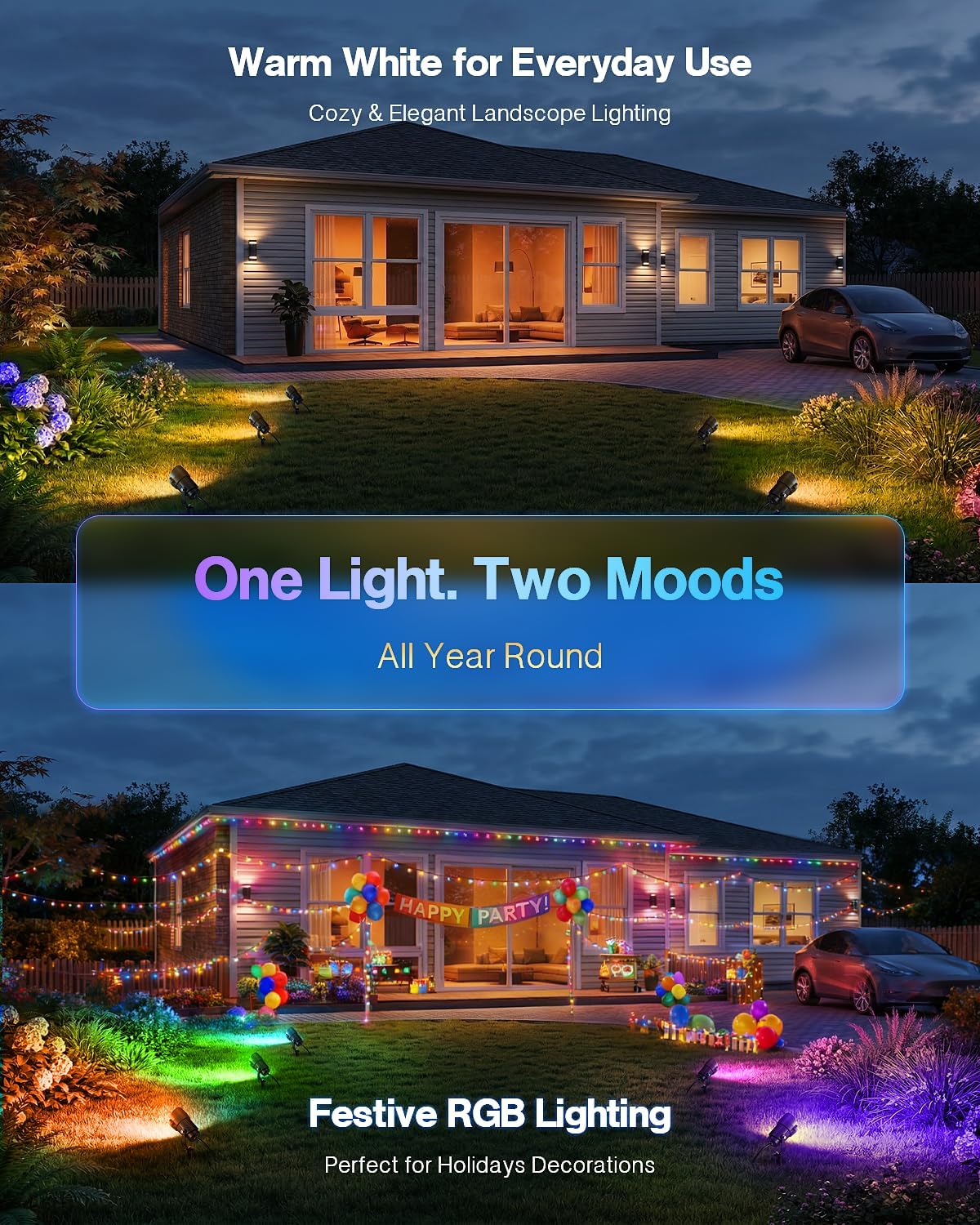 HIBOITEC 12W RGBCWWW Kit Penca - Outdoor Lighting Kits Low Voltage ulasan dan harga