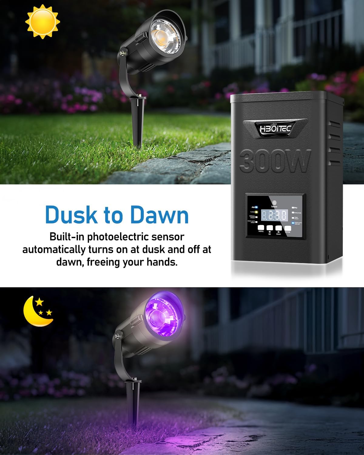 HIBOITEC 12W RGBCWWW Kit Penca - Outdoor Lighting Kits Low Voltage ulasan dan harga