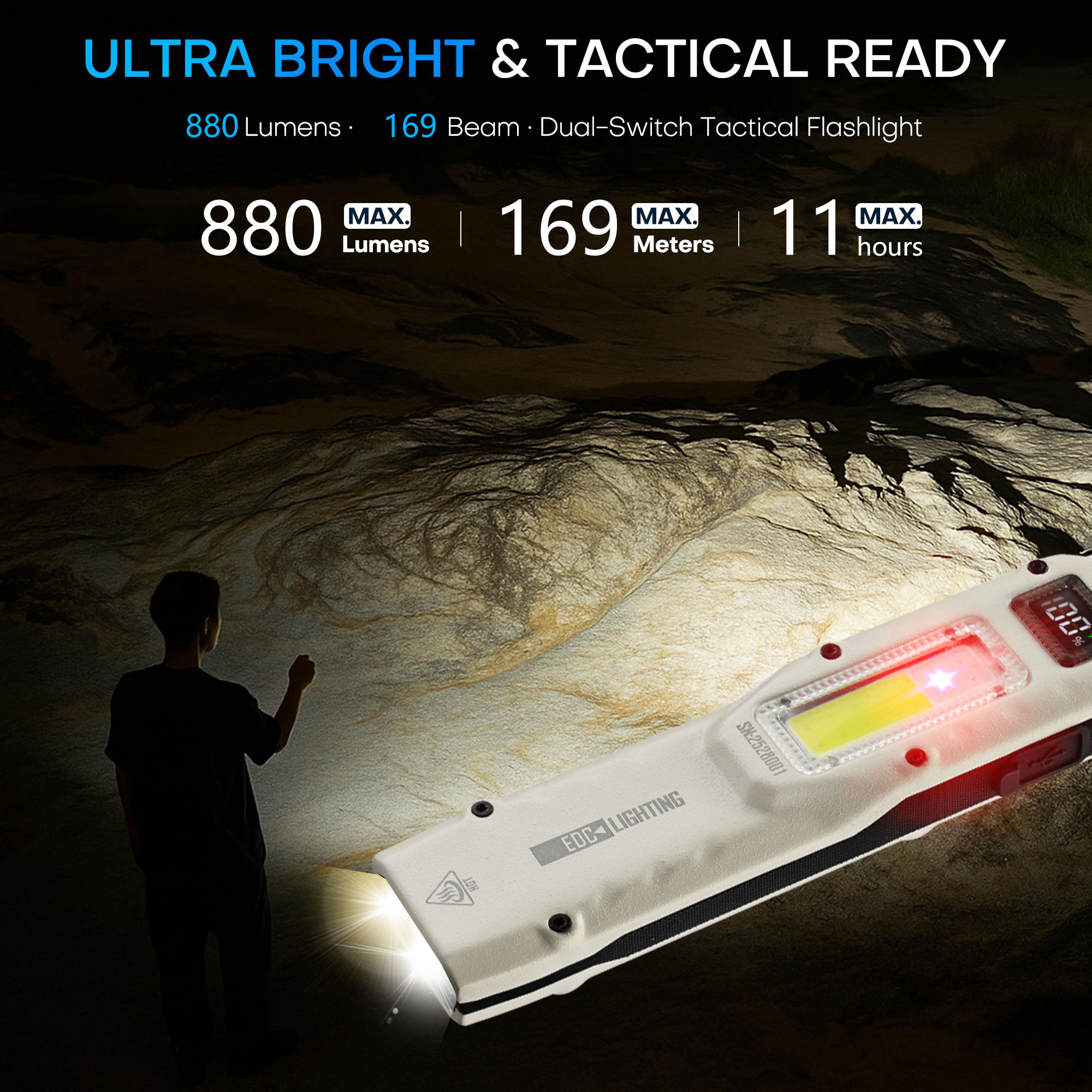 Senter Kerja Taktis Ultratipis - Outdoor Lighting Beacon ulasan dan harga