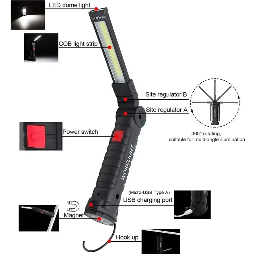 Senter LED Portabel dengan Kai - Outdoor Lighting Beacon ulasan dan harga
