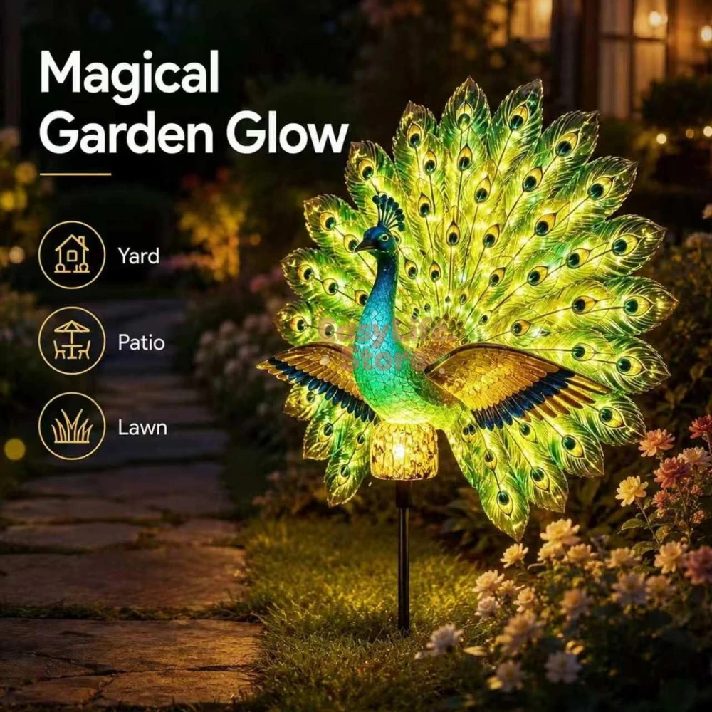 Patung Taman Merak Tenaga Sury - Outdoor Lighting Under Pergola ulasan dan harga