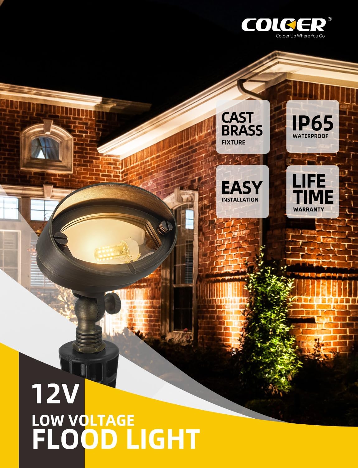 Lampu Sorot Lanskap LED Kuning - Outdoor Lighting Volt ulasan dan harga