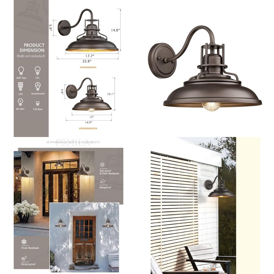 Lampu Gudang Luar Ruangan, Per - Wall Lighting Outdoor ulasan dan harga