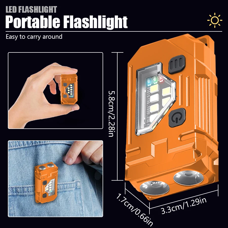 Gantungan Kunci Mini Senter ED - Outdoor Lighting Beacon ulasan dan harga