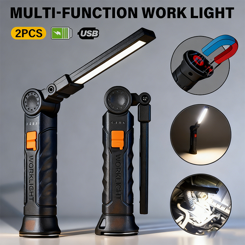 Senter LED COB Portabel Lampu  - Outdoor Lighting Beacon ulasan dan harga