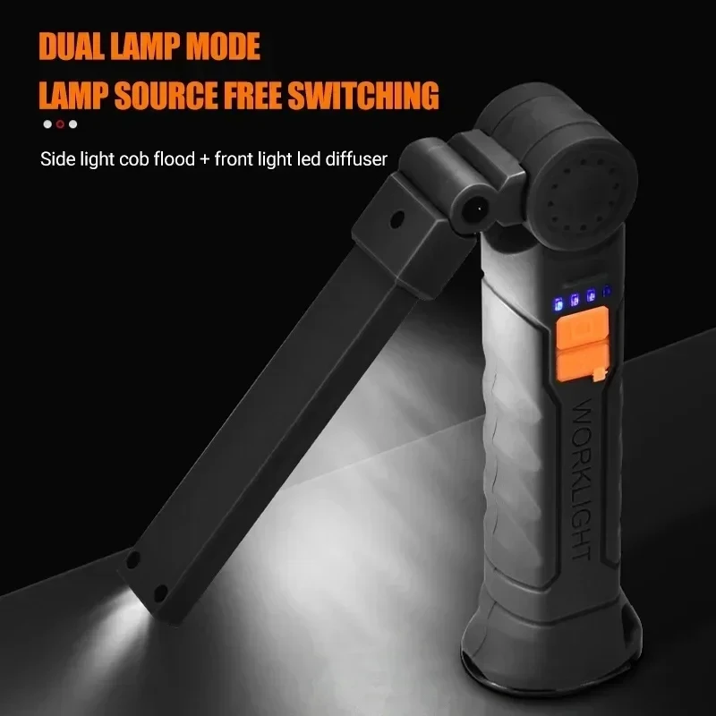 Senter LED COB Portabel Lampu  - Outdoor Lighting Beacon ulasan dan harga