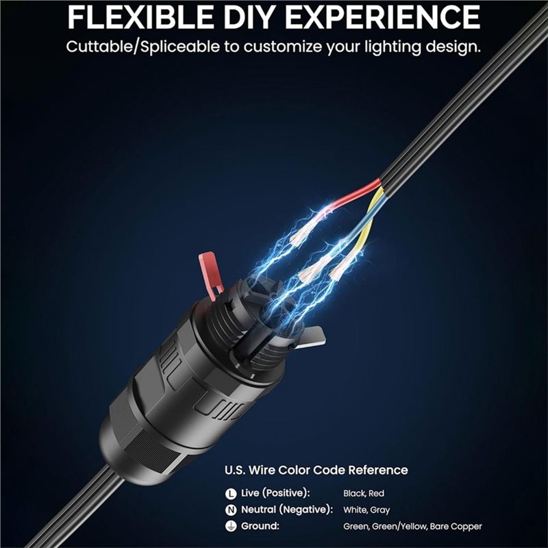 Konektor Sambungan Tahan Air D - Outdoor Lighting Govee ulasan dan harga