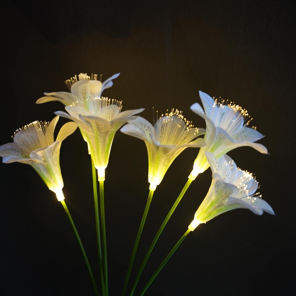 Lampu Tiang Lily Serat Optik T - Outdoor Lighting Yard Stakes ulasan dan harga
