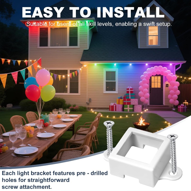 39/69/119 buah Klip Lampu Luar - Outdoor Lighting Govee ulasan dan harga