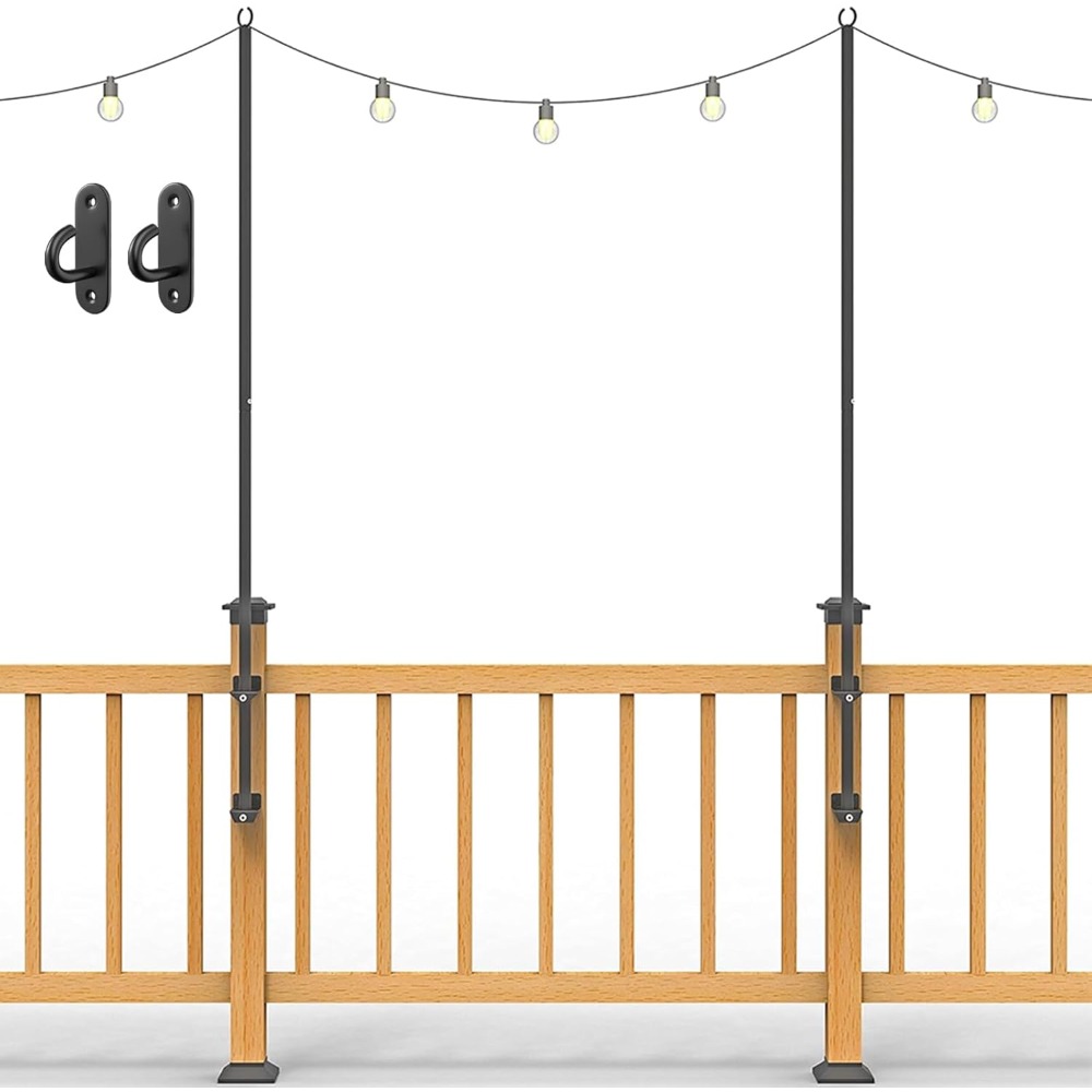 2 tiang lampu string - tiang l - Wall Lighting Outdoor ulasan dan harga
