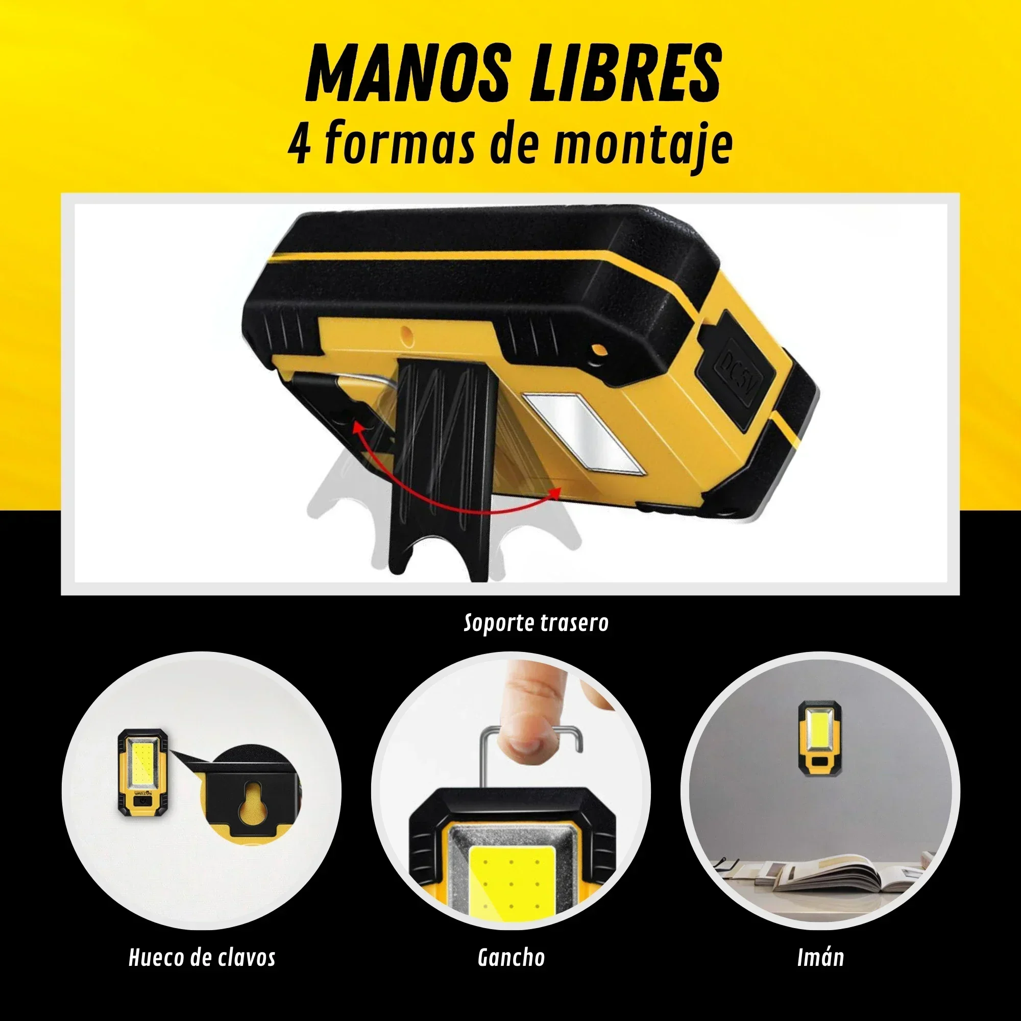 Lampu Kerja Isi Ulang 4000mAh  - Outdoor Lighting Beacon ulasan dan harga