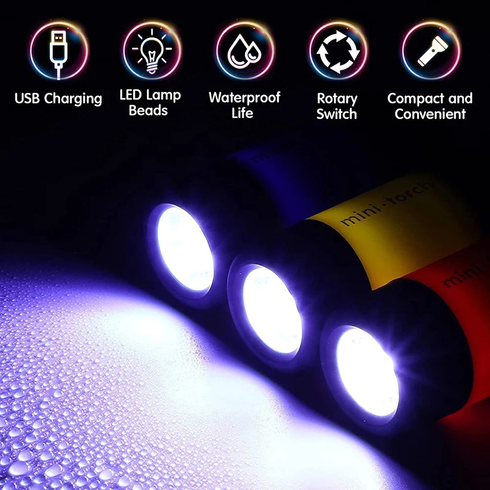 Senter Mini Camping Isi Ulang  - Outdoor Lighting Beacon ulasan dan harga