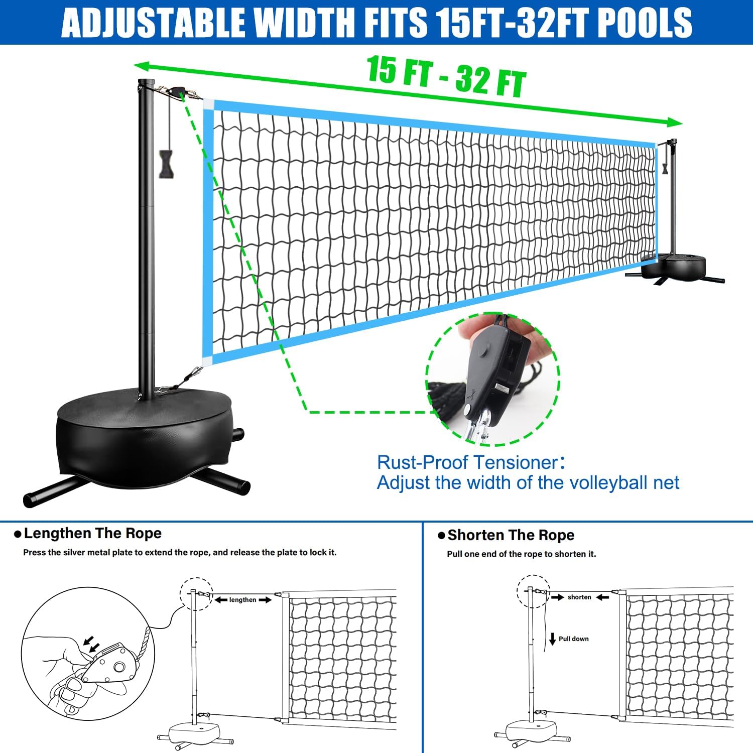 Jaring Bola Voli LED Portabel  - Outdoor Lighting Led ulasan dan harga