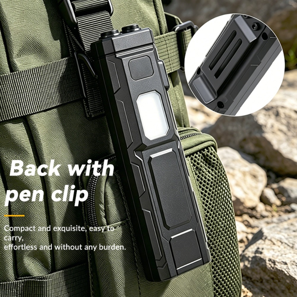 Senter LED COB EDC dengan Klip - Outdoor Lighting Led ulasan dan harga