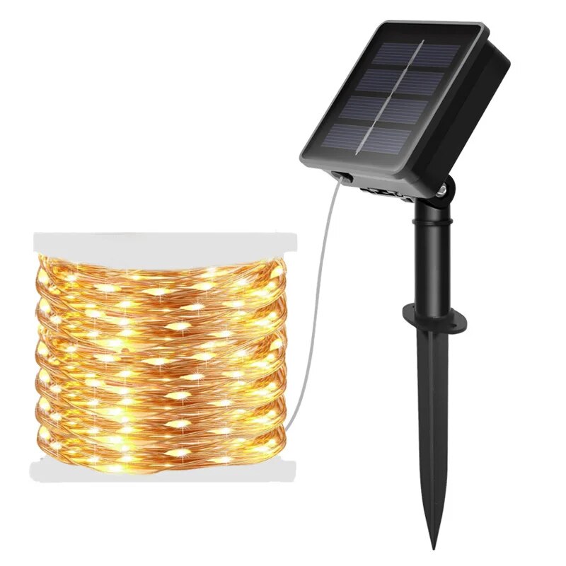 Lampu setrip kawat tembaga LED - Outdoor Lighting Under Pergola ulasan dan harga