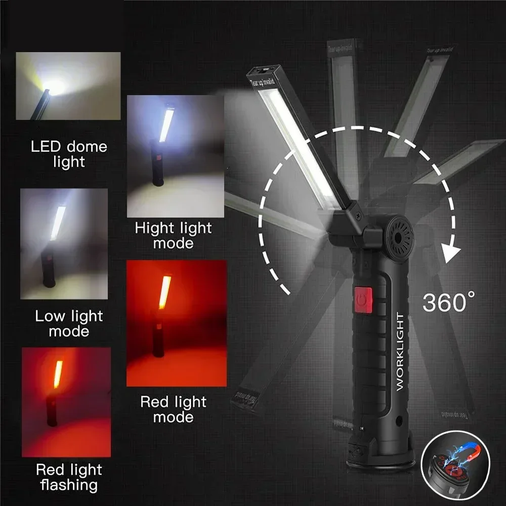 Lampu Inspeksi Senter LED COB  - Outdoor Lighting Beacon ulasan dan harga