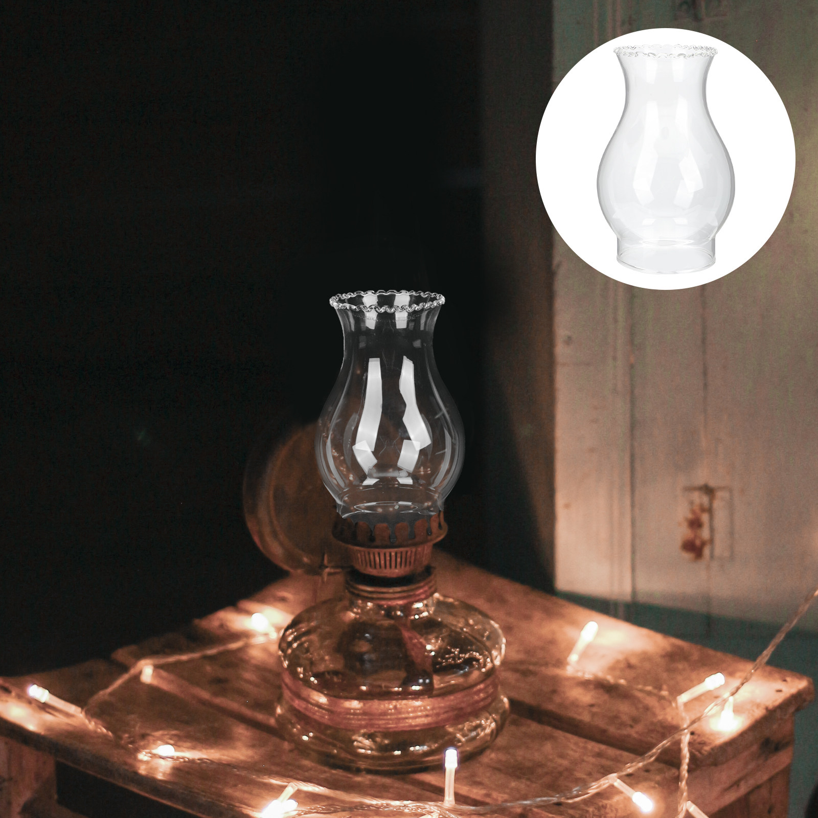 Penutup Lampu Minyak Kaca Retr - Outdoor Lighting Glass Replacement ulasan dan harga