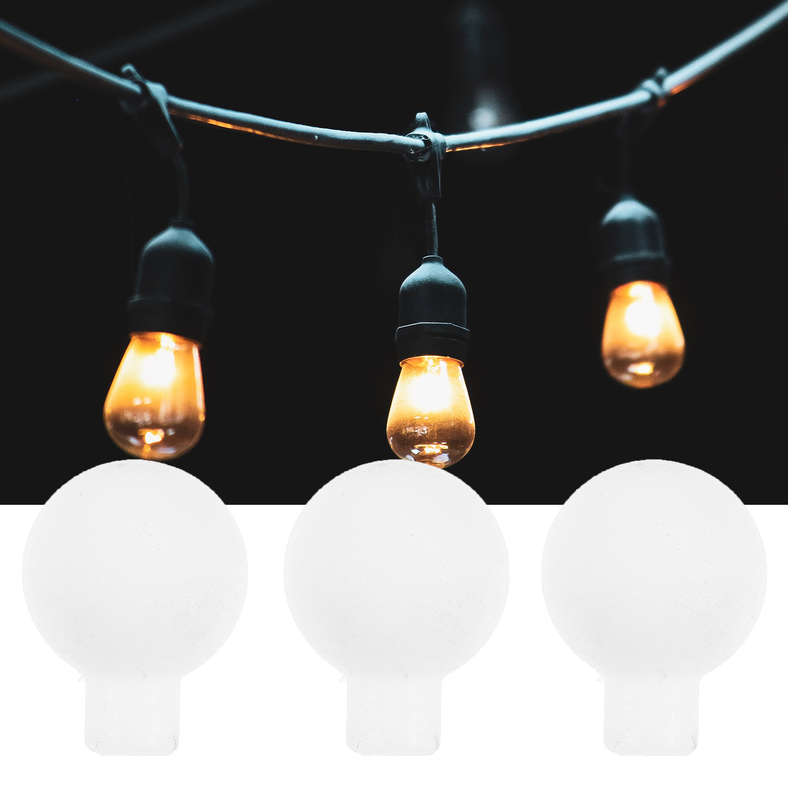 100 Buah Bola Lampu Kosong Ber - Outdoor Lighting Glass Replacement ulasan dan harga