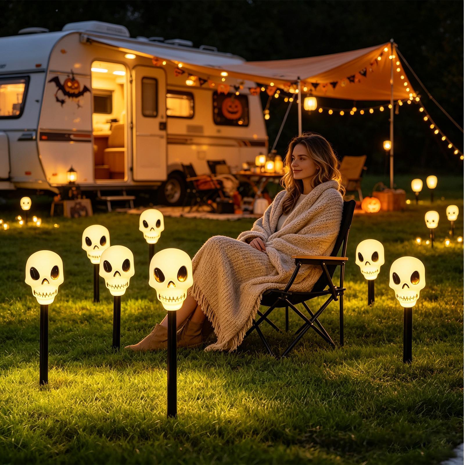 Lampu Tenaga Surya Halloween u - Outdoor Lighting Yard Stakes ulasan dan harga
